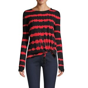 Generation Love tie dye waffle top XS